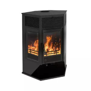 Печь-камин Hors 13 кВт Black Stove / 330 м3